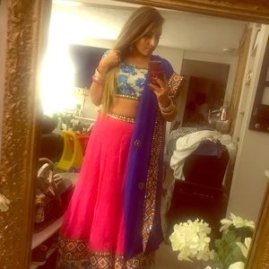 Indian skirt and cropped top BEAUTIFUL